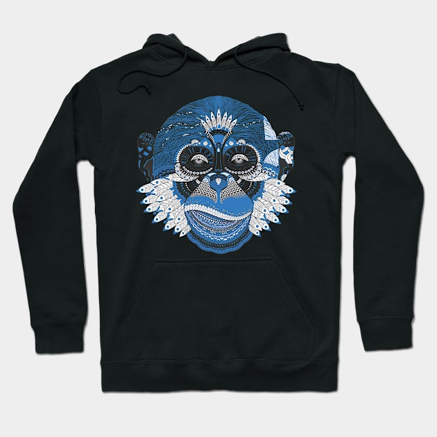 Monkey face Hoodie by WordFandom